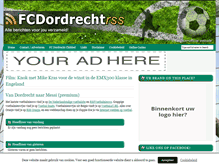 Tablet Screenshot of fcdordrechtrss.nl